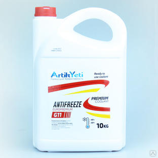 Антифриз ArtikYeti Antifreeze Euro Premium G11 красный 10кг #1