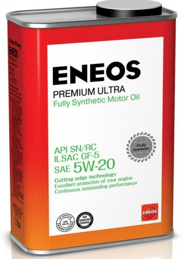 Масло моторное ENEOS Premium Ultra Synthetic SAE 5w20 SN (0.94л)