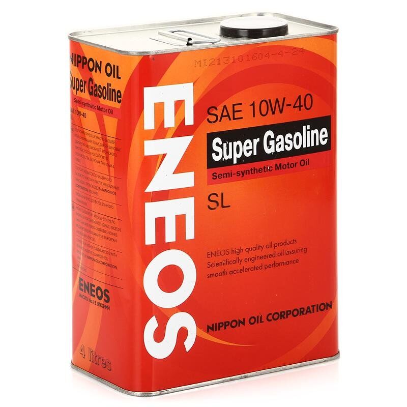 Масло моторное ENEOS Super Gasoline SAE 10w40 SL (4л) п/с