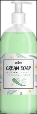 Жидкое крем-мыло с витамином Е Cream Soap "Ромашка и алоэ" pH 6,5 V, 1 л