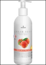 Жидкое крем-мыло (Premium Quality) Cream Soap "Персик и йогурт" 0,5 л