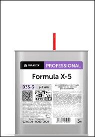 Аэрозольное универсальное чистящее средство на основе растворителей FORMULA X-5 pH н/п V, 0,3 (аэро) л