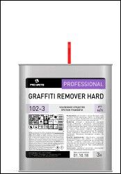 Усиленное аэрозольное средство для удаления граффити GRAFFITI REMOVER HARD pH н/п V, 0,3 (аэро) л