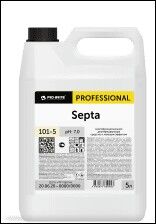 Дезинфицирующее средство с моющим эффектом SEPTA pH 7 V, 1 л
