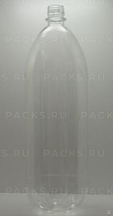 ПЭТ бутылка 2,0л горло 38мм прозрачная 60/60 (клиент) 