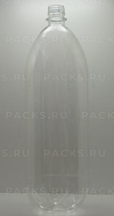 ПЭТ бутылка 2,0л горло 38мм прозрачная 60/60 (клиент)