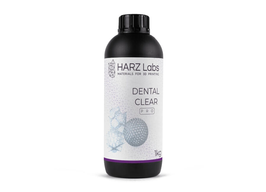 HARZ Фотополимер Labs Dental Clear PRO, прозрачный (1000 гр)