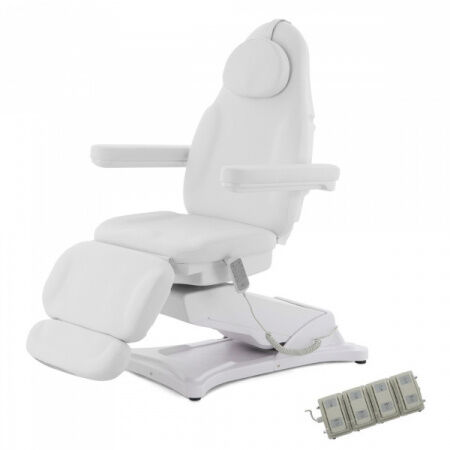 Косметологическое кресло с электроприводом ММКК-4 (КО-184DP-03), цвет белый