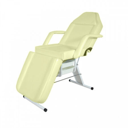 Косметологическое кресло FIX-1B, цвет кремовый (хромированное основание)