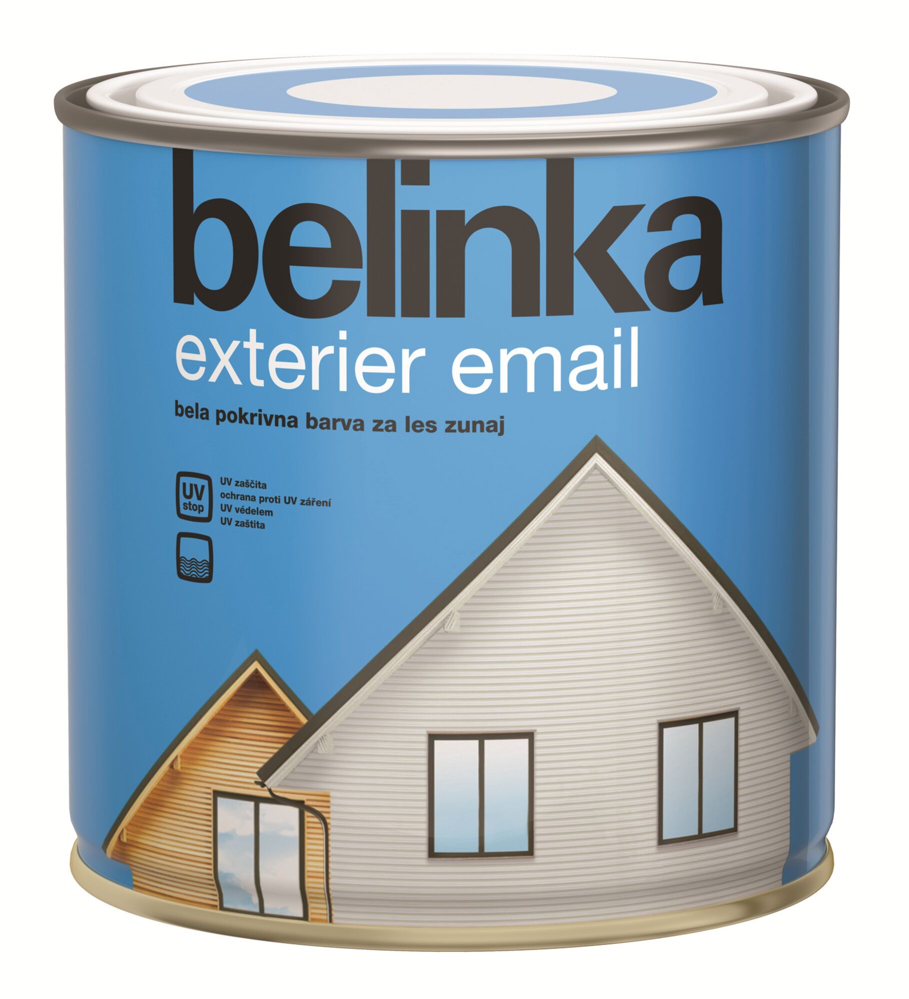 Покрытие для дерева Belinka Exterier Email 2,5 л Белая №101