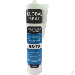 Герметик силиконовый санитарный белый Isosil GS-78 280 мл #1