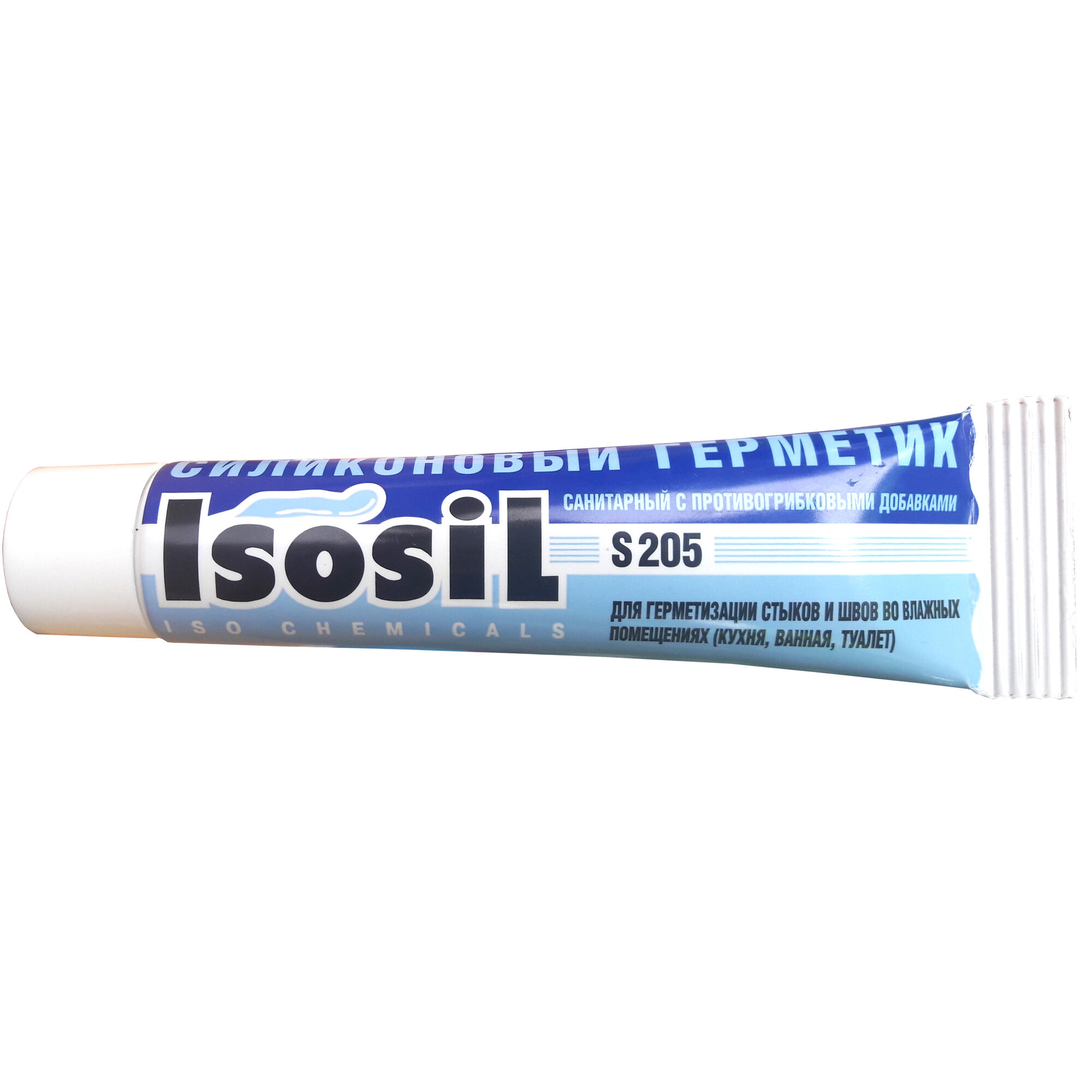Герметик силиконовый санитарный бесцветный Isosil S205 115 мл 15