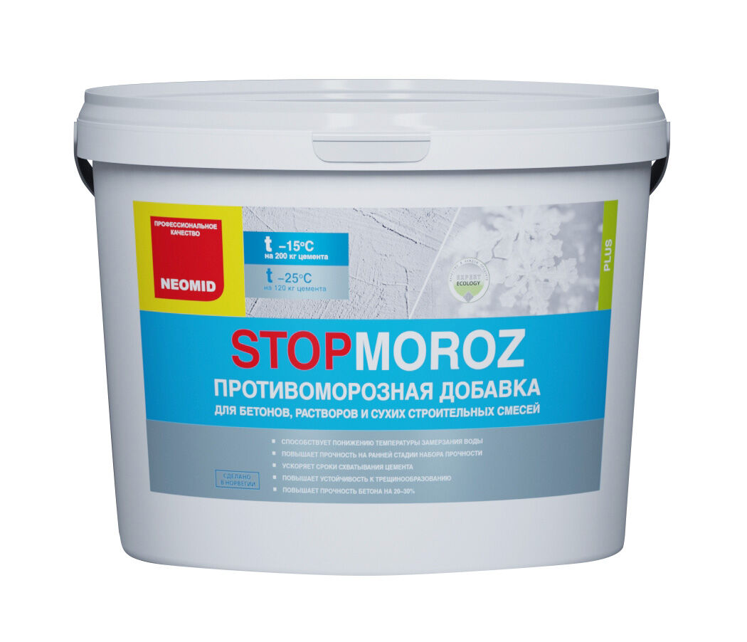 Добавка противоморозная для бетона и растворов 3 Neomid NITCAL Stop Мороз