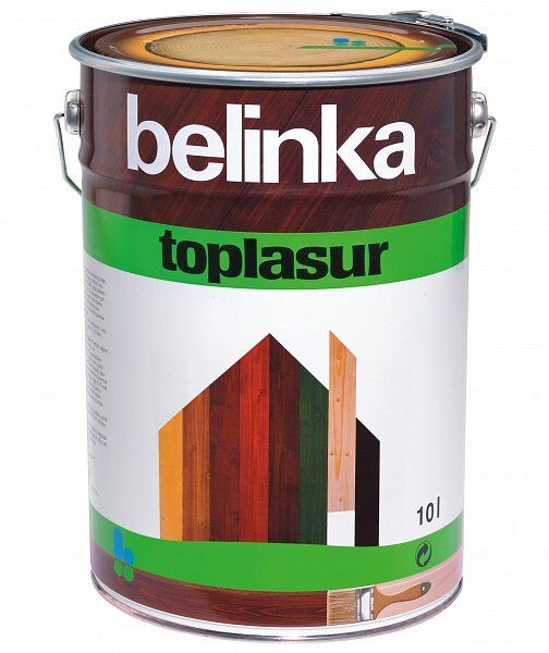 Лазурь для дерева Belinka Toplasur №19 Зеленая 10 л