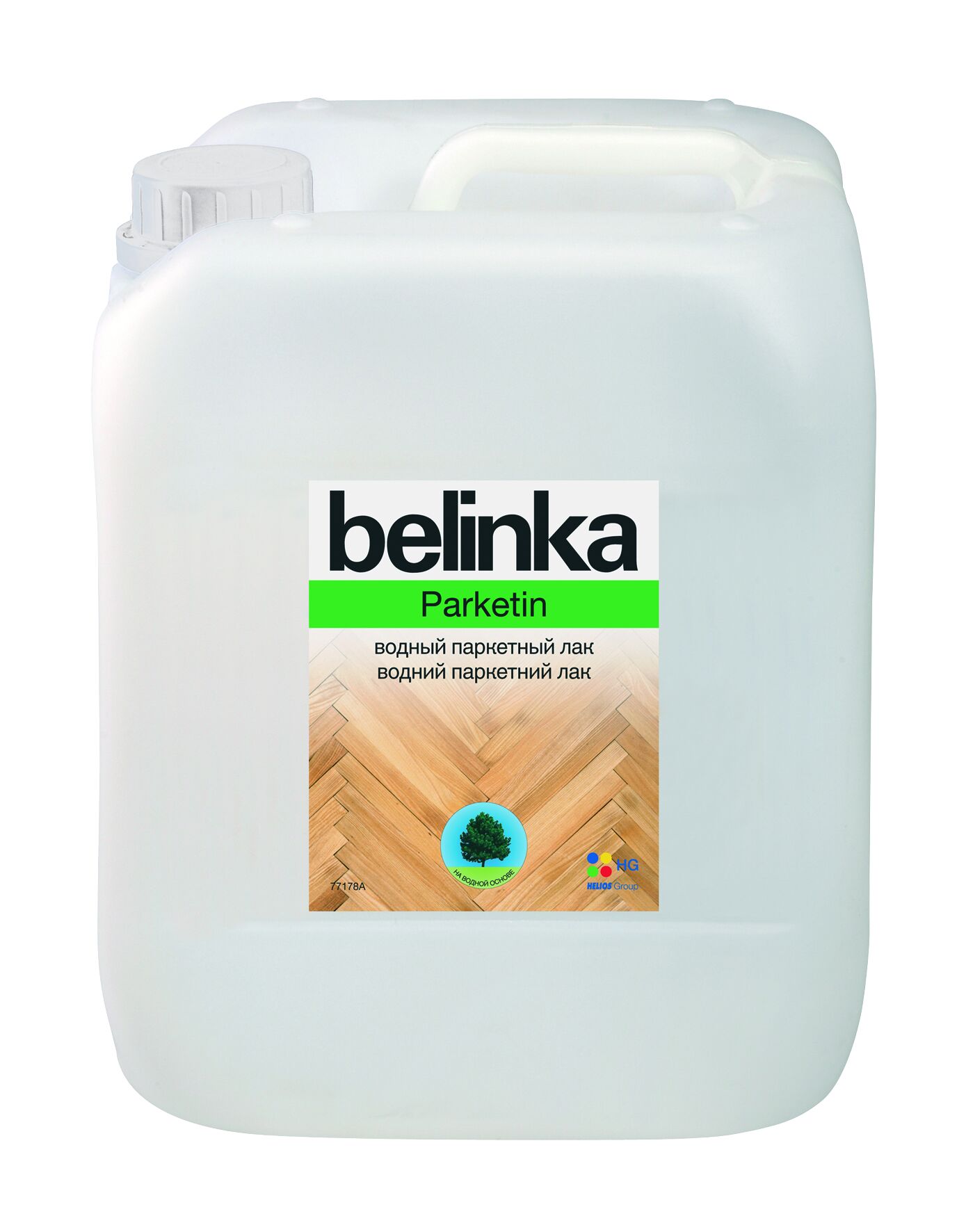 Паркетный водный лак Belinka 1 л полуматовый
