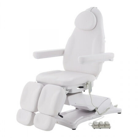 Педикюрное кресло с электроприводом ММКП-3 (КО-195DP-03), цвет белый