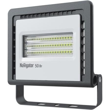 Прожектор светодиодный 14 146 NFL-01-50-6.5K-LED 50 Вт 6500К IP65 4100 лм цвет черный Navigator 14146 NAVIGATOR