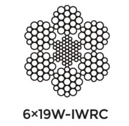 Канат стальной оцинкованный 6х19W+IWRC, 6 мм, 1960 Н/мм², RHOL, А2, MBL-25,1 кН (№ ATONZBS2203-8 от 13.03.2023)